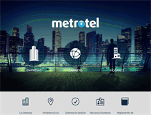 Tablet Screenshot of metrotel.com.ar